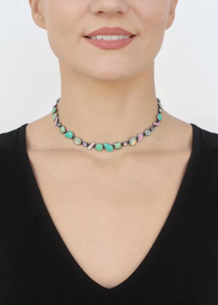 Pastel Multi - Afternoon Bling - Halskette von Konplott